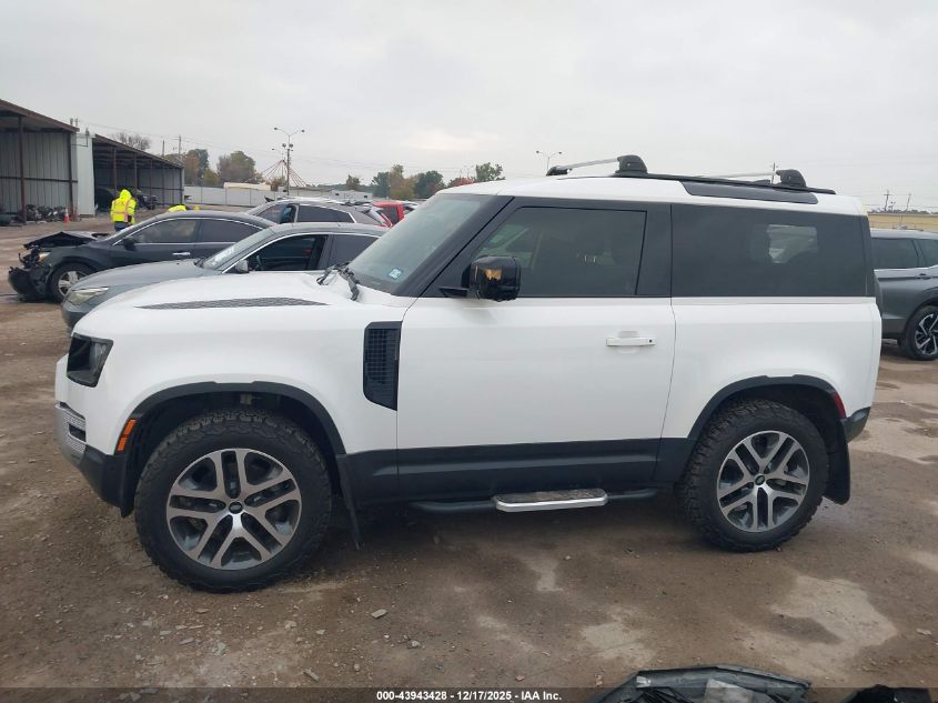 2022 Land Rover Defender 90 Standard VIN: SALEK6RX9N2091695 Lot: 43943428