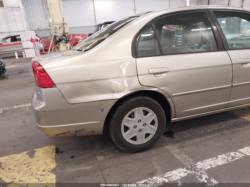 2003 Honda Civic Lx VIN: JHMES16553S003671 Lot: 43943431