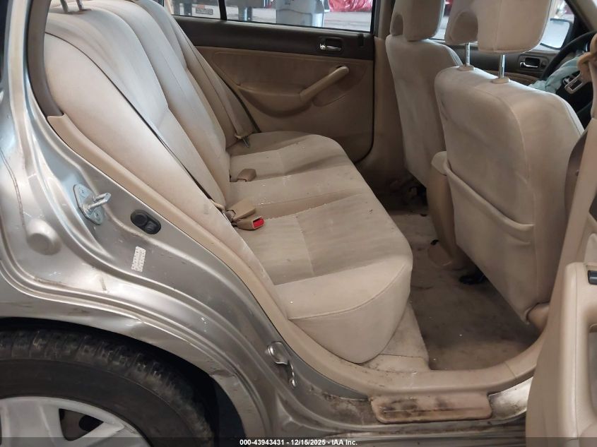 2003 Honda Civic Lx VIN: JHMES16553S003671 Lot: 43943431