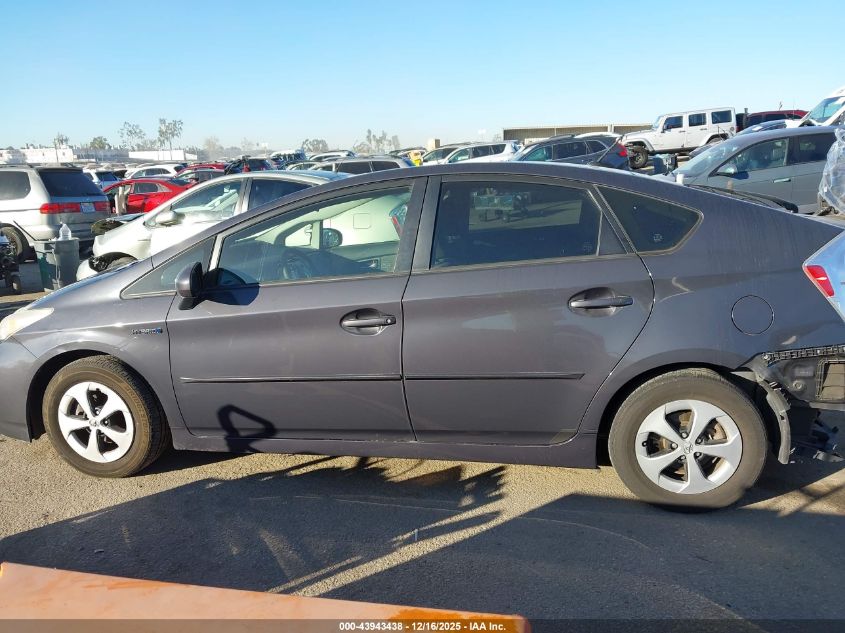 2013 Toyota Prius Two VIN: JTDKN3DU7D5635198 Lot: 43943438