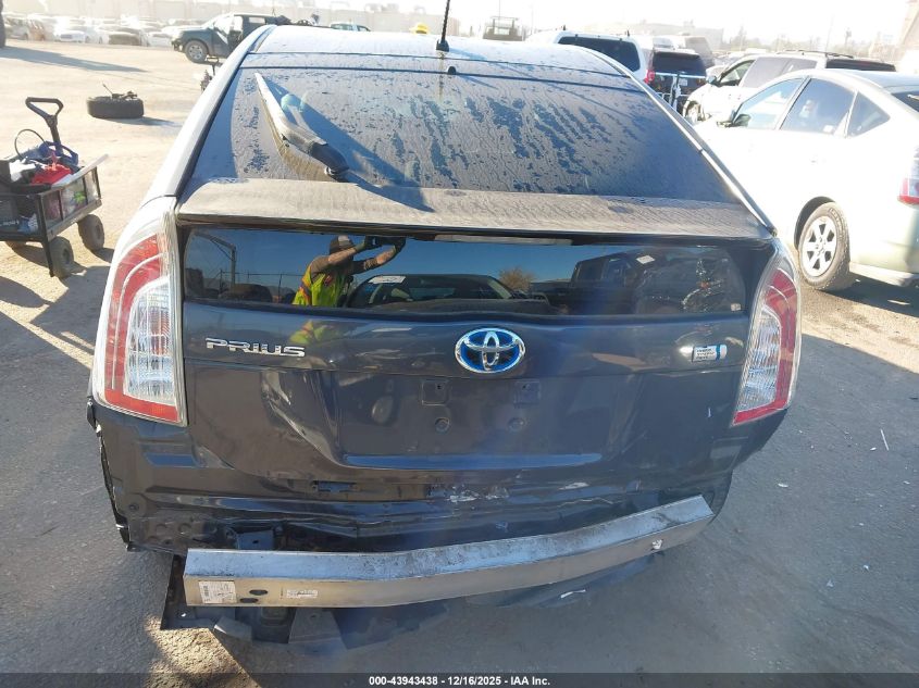 2013 Toyota Prius Two VIN: JTDKN3DU7D5635198 Lot: 43943438