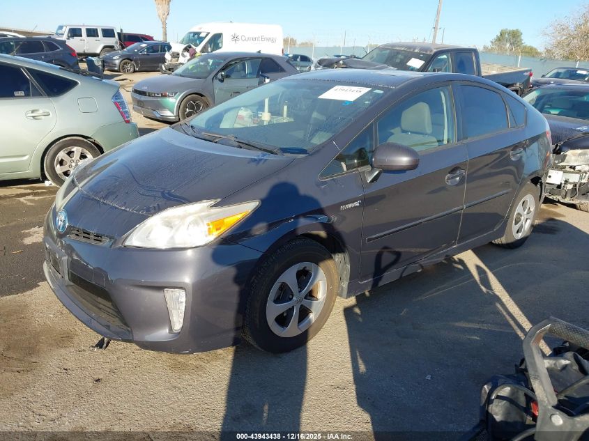 2013 Toyota Prius Two VIN: JTDKN3DU7D5635198 Lot: 43943438