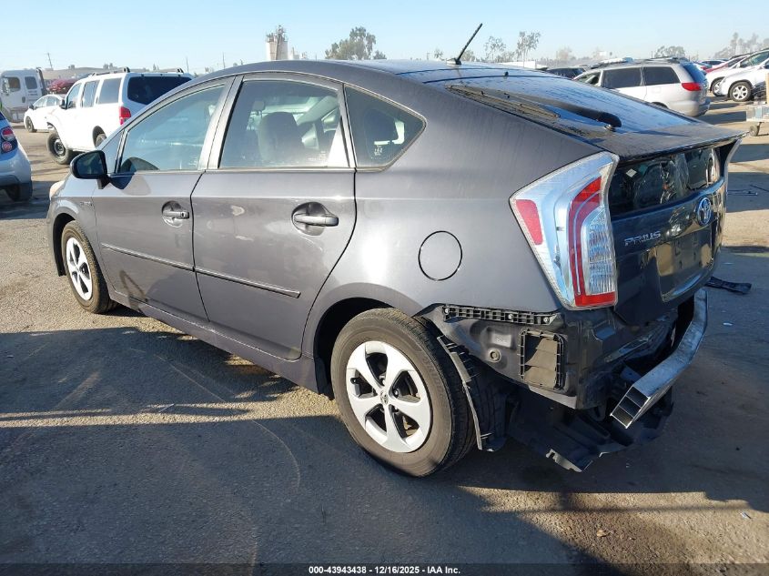 2013 Toyota Prius Two VIN: JTDKN3DU7D5635198 Lot: 43943438