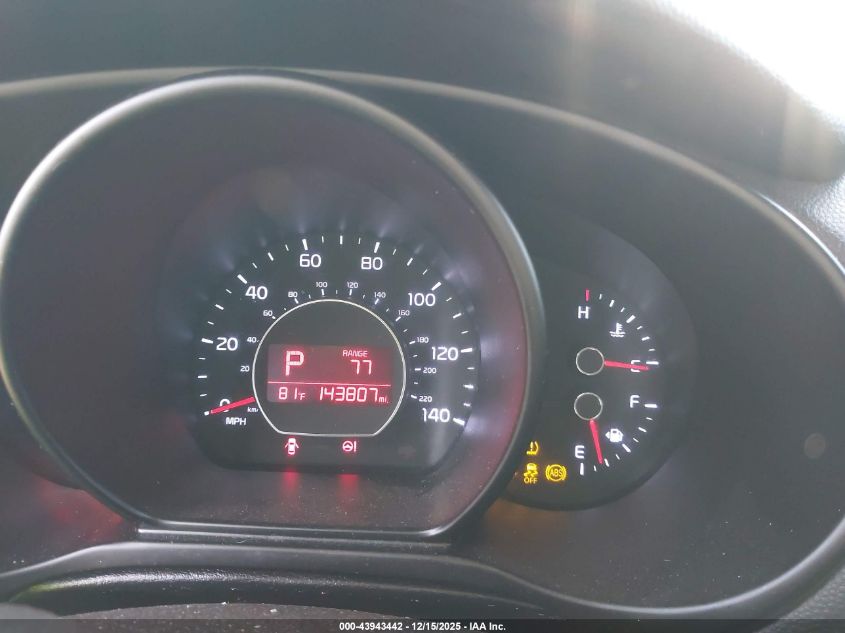 2016 Kia Soul VIN: KNDJN2A29G7307802 Lot: 43943442