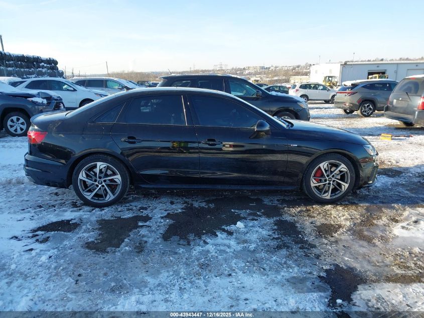 2023 Audi A4 Prestige 45 Tfsi S Line Quattro S Tronic VIN: WAUFABF49PA001338 Lot: 43943447