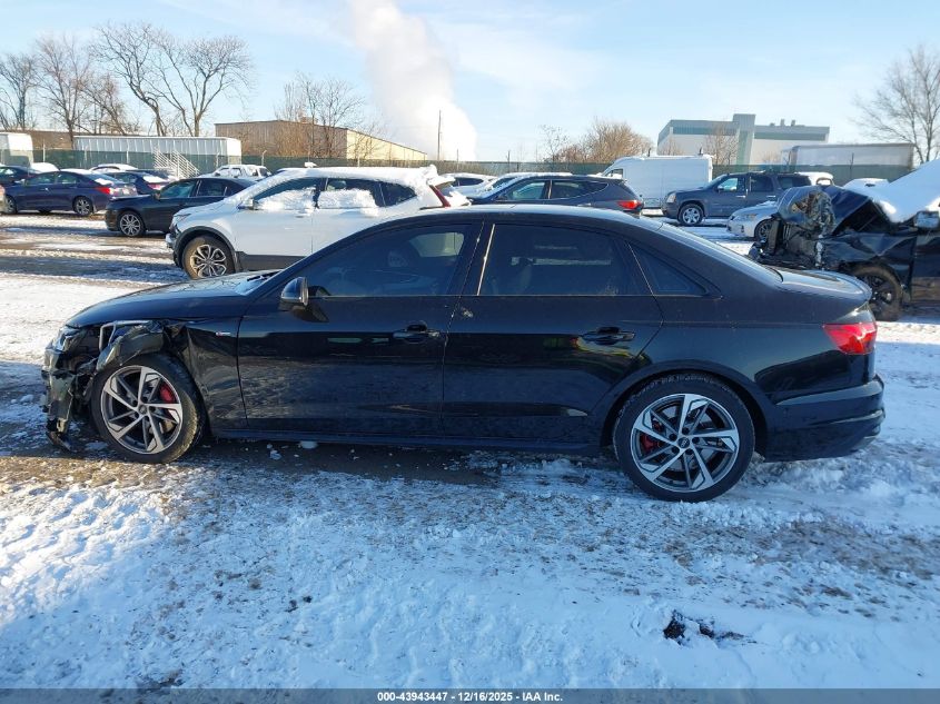 2023 Audi A4 Prestige 45 Tfsi S Line Quattro S Tronic VIN: WAUFABF49PA001338 Lot: 43943447