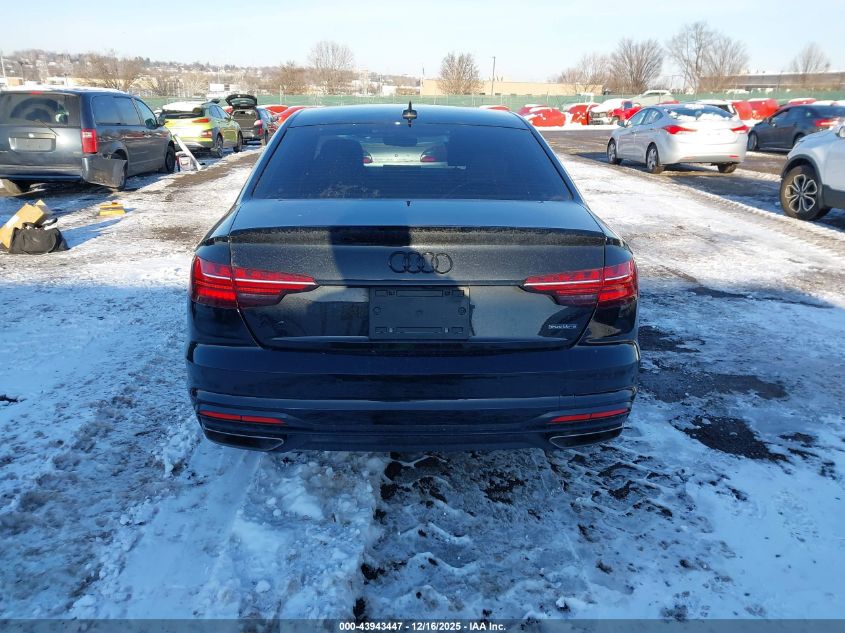 2023 Audi A4 Prestige 45 Tfsi S Line Quattro S Tronic VIN: WAUFABF49PA001338 Lot: 43943447