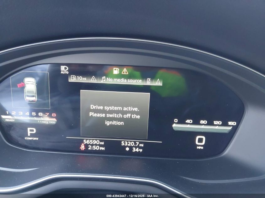 2023 Audi A4 Prestige 45 Tfsi S Line Quattro S Tronic VIN: WAUFABF49PA001338 Lot: 43943447