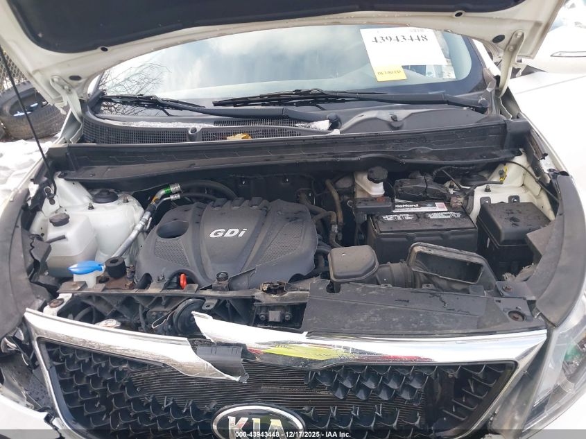 2015 Kia Sportage Lx VIN: KNDPB3AC3F7722257 Lot: 43943448