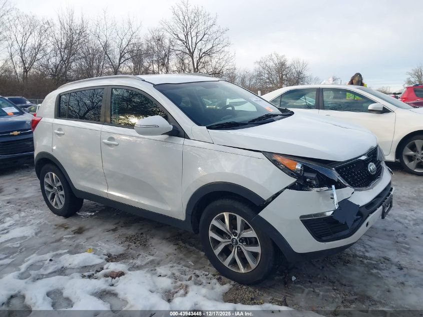 2015 Kia Sportage Lx VIN: KNDPB3AC3F7722257 Lot: 43943448
