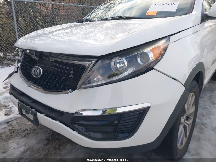 2015 Kia Sportage Lx VIN: KNDPB3AC3F7722257 Lot: 43943448