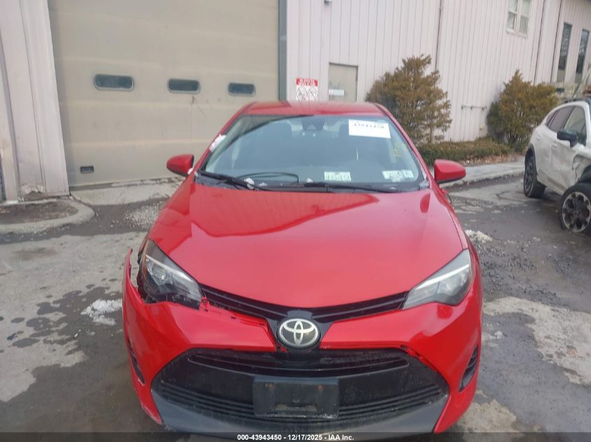 2017 Toyota Corolla Le VIN: 5YFBURHE5HP585452 Lot: 43943450