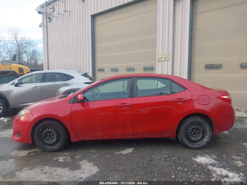 2017 Toyota Corolla Le VIN: 5YFBURHE5HP585452 Lot: 43943450