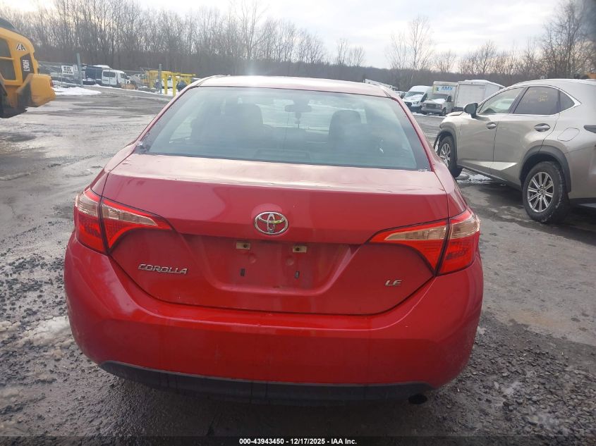 2017 Toyota Corolla Le VIN: 5YFBURHE5HP585452 Lot: 43943450