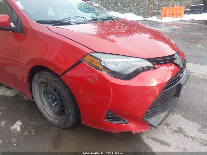 2017 Toyota Corolla Le VIN: 5YFBURHE5HP585452 Lot: 43943450