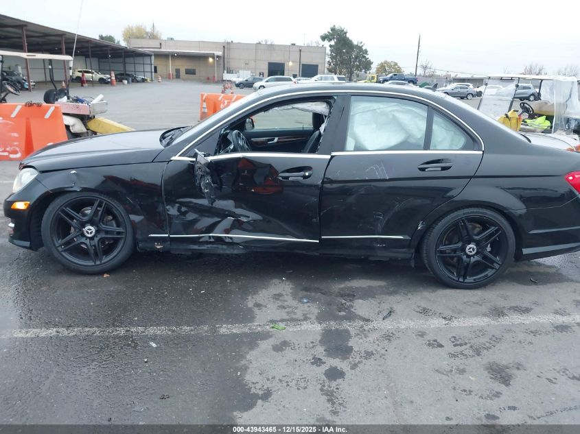 2014 Mercedes-Benz C-Class C 250 Sport VIN: WDDGF4HB3ER310548 Lot: 43943465