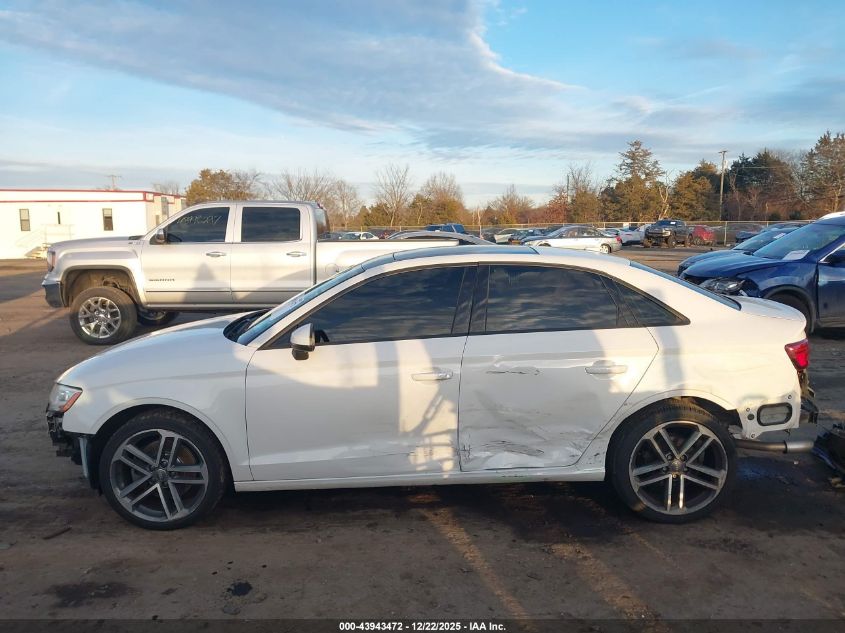 2018 Audi A3 2.0T Premium/2.0T Tech Premium VIN: WAUB8GFF4J1021318 Lot: 43943472