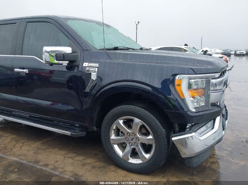 2021 Ford F-150 Lariat VIN: 1FTFW1E83MFB42214 Lot: 43943489