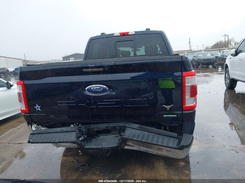 2021 Ford F-150 Lariat VIN: 1FTFW1E83MFB42214 Lot: 43943489