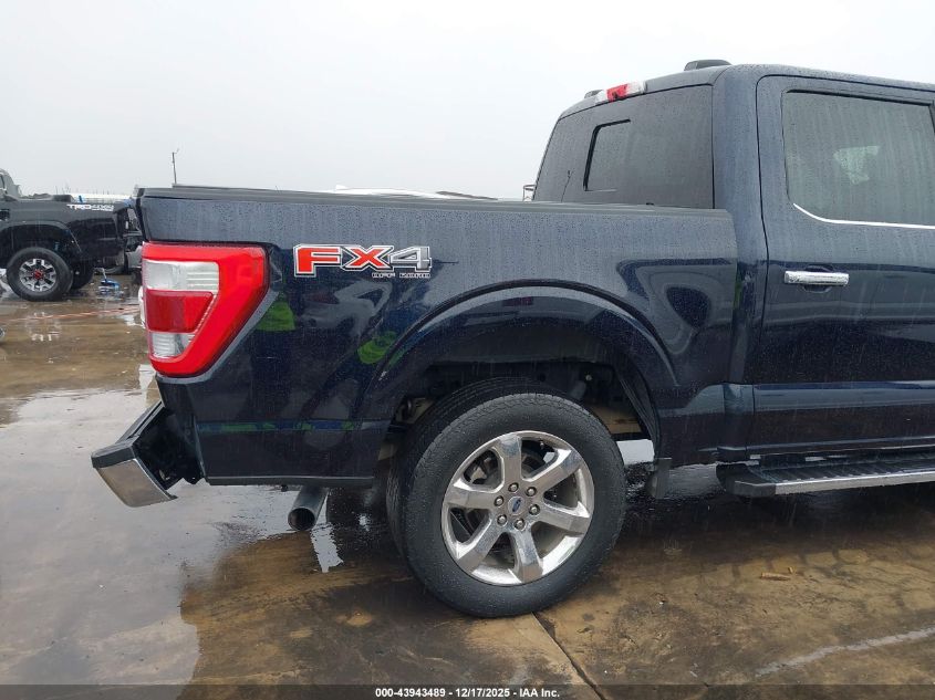 2021 Ford F-150 Lariat VIN: 1FTFW1E83MFB42214 Lot: 43943489