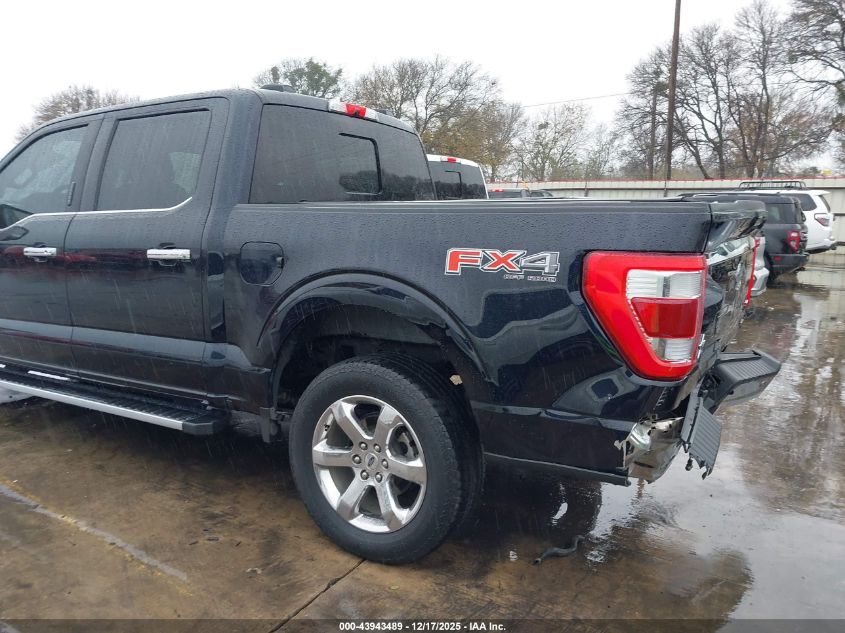 2021 Ford F-150 Lariat VIN: 1FTFW1E83MFB42214 Lot: 43943489