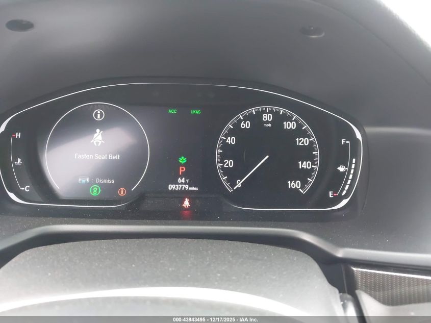 2019 Honda Accord Sport VIN: 1HGCV1F3XKA145535 Lot: 43943495