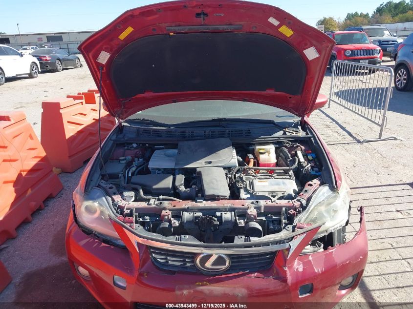 2012 Lexus Ct 200H Premium VIN: JTHKD5BH7C2055193 Lot: 43943499