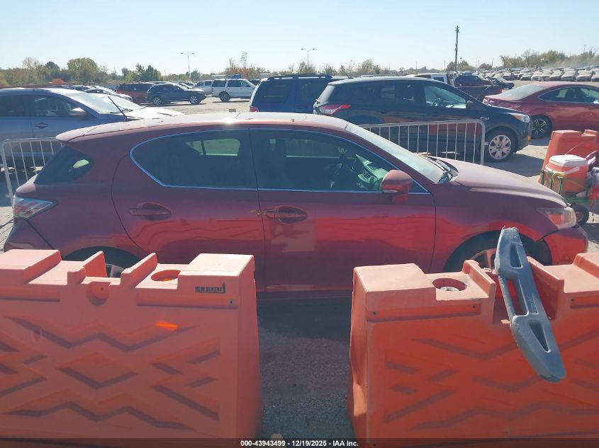 2012 Lexus Ct 200H Premium VIN: JTHKD5BH7C2055193 Lot: 43943499