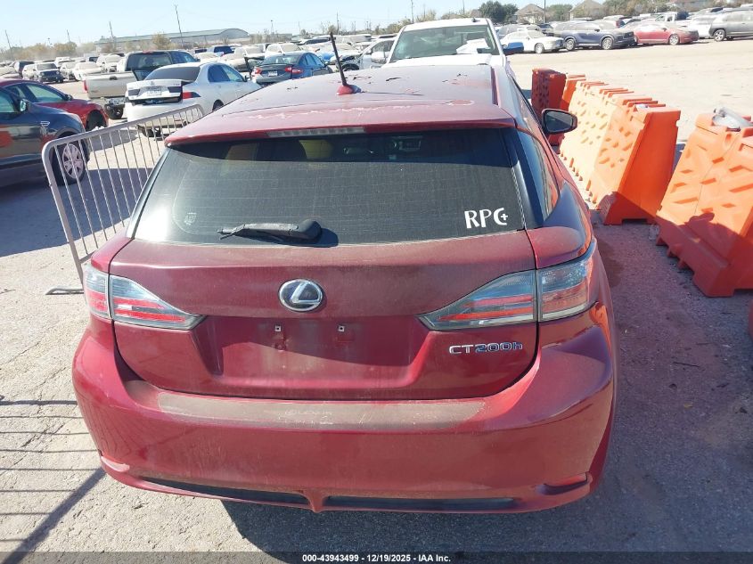 2012 Lexus Ct 200H Premium VIN: JTHKD5BH7C2055193 Lot: 43943499