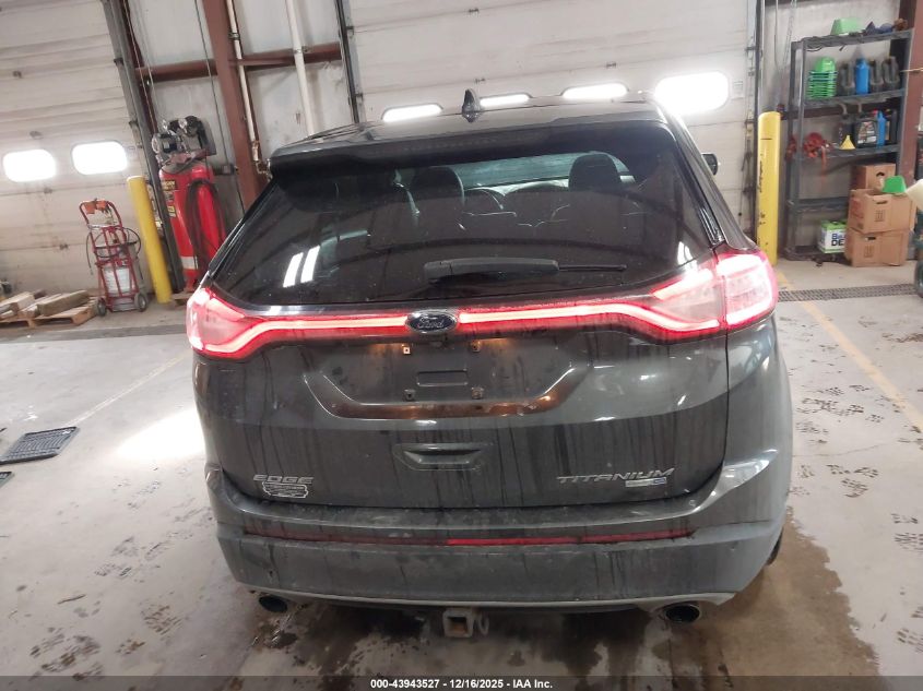 2015 Ford Edge Titanium VIN: 2FMPK4K97FBB74856 Lot: 43943527