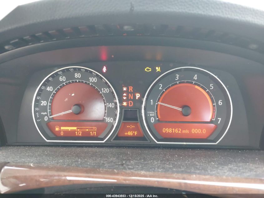 2006 BMW 750Li VIN: WBAHN83526DT64820 Lot: 43943553