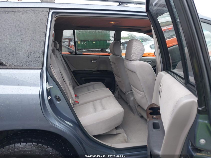 2002 Toyota Highlander Limited V6 VIN: JTEHF21A020084842 Lot: 43943558