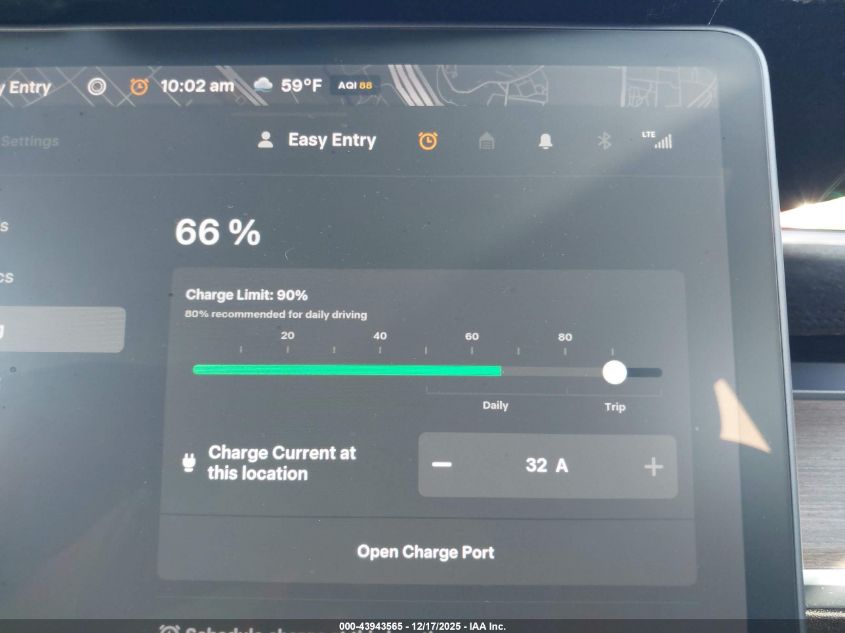 2021 Tesla Model 3 Standard Range Plus Rear-Wheel Drive VIN: 5YJ3E1EA6MF094768 Lot: 43943565