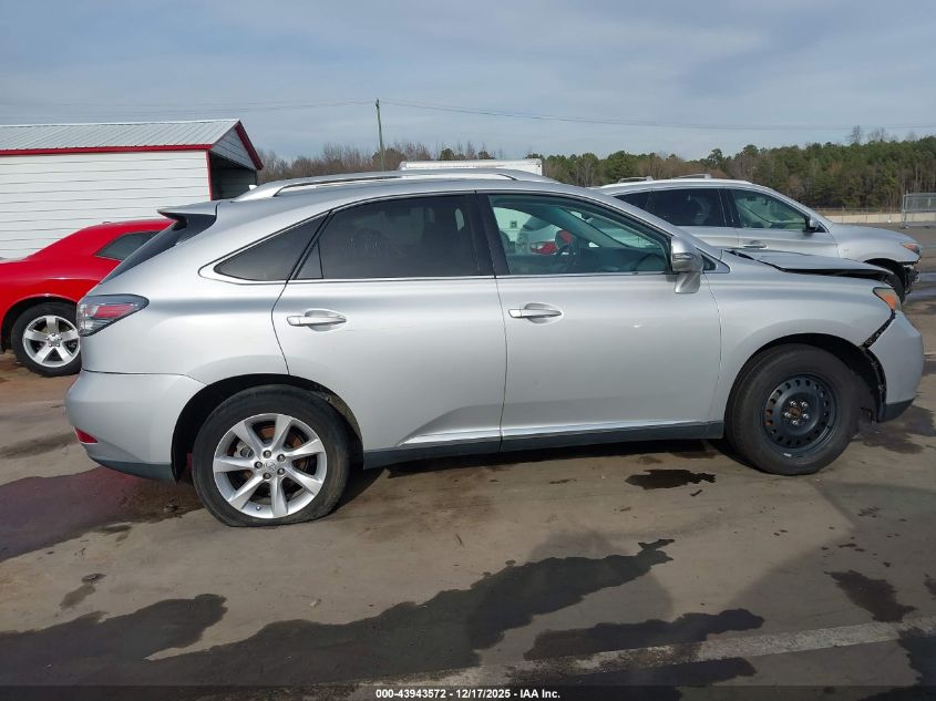 2010 Lexus Rx 350 VIN: 2T2BK1BA5AC020858 Lot: 43943572