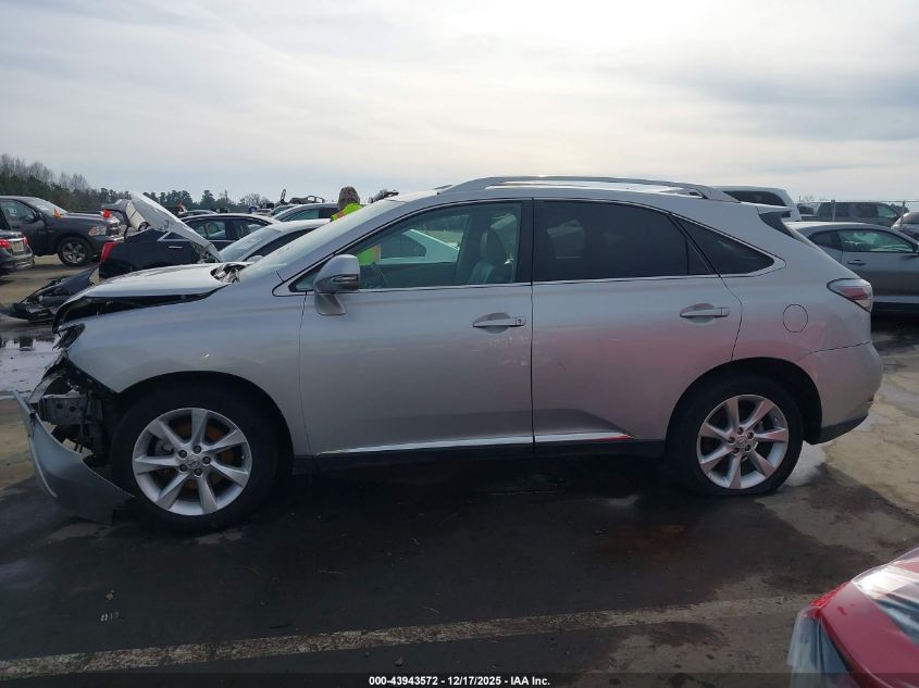 2010 Lexus Rx 350 VIN: 2T2BK1BA5AC020858 Lot: 43943572