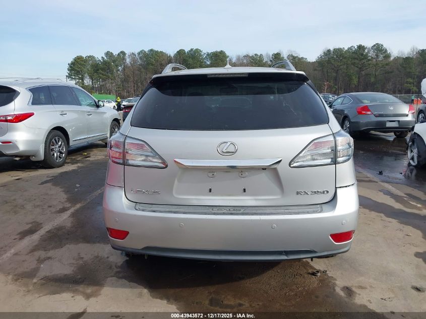 2010 Lexus Rx 350 VIN: 2T2BK1BA5AC020858 Lot: 43943572