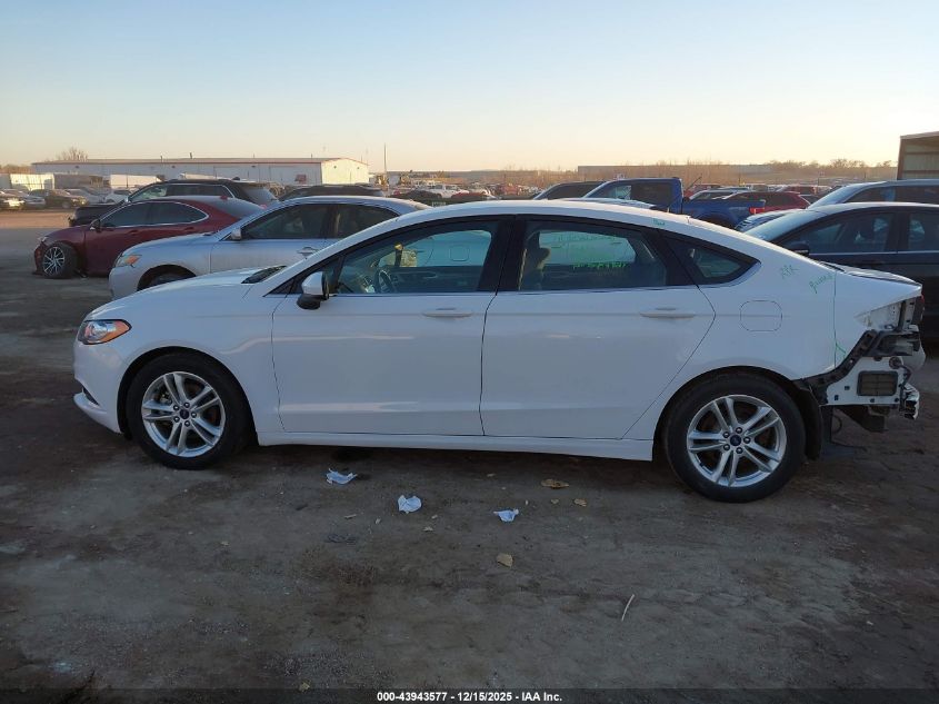 2018 Ford Fusion Se VIN: 3FA6P0HD1JR193652 Lot: 43943577