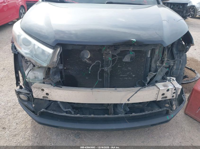 2016 Toyota Highlander Xle V6 VIN: 5TDKKRFH5GS504748 Lot: 43943583