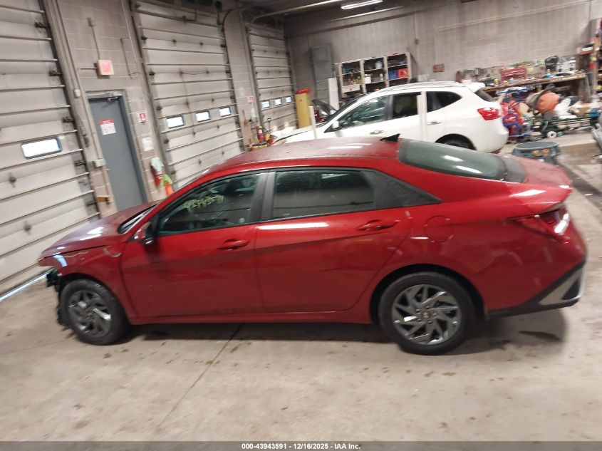 2024 Hyundai Elantra Hybrid Blue VIN: KMHLM4DJ9RU114513 Lot: 43943591