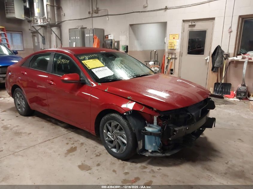 2024 Hyundai Elantra Hybrid Blue VIN: KMHLM4DJ9RU114513 Lot: 43943591