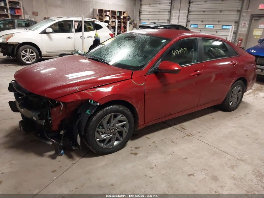 2024 Hyundai Elantra Hybrid Blue VIN: KMHLM4DJ9RU114513 Lot: 43943591