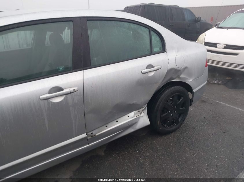 2008 Honda Civic Lx VIN: 2HGFA16538H306635 Lot: 43943613