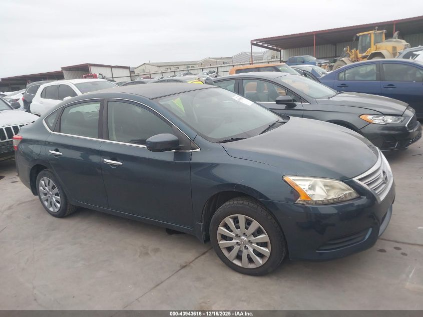 2014 Nissan Sentra S VIN: 3N1AB7AP9EY283582 Lot: 43943616