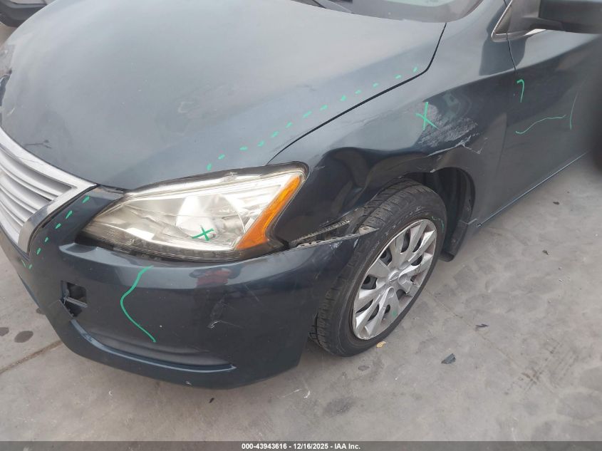 2014 Nissan Sentra S VIN: 3N1AB7AP9EY283582 Lot: 43943616