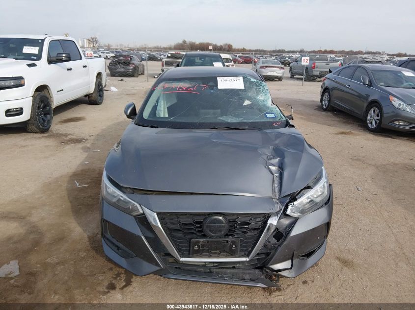 2022 Nissan Sentra Sv Xtronic Cvt VIN: 3N1AB8CV5NY256218 Lot: 43943617