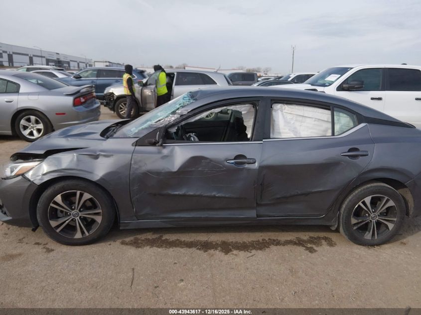 2022 Nissan Sentra Sv Xtronic Cvt VIN: 3N1AB8CV5NY256218 Lot: 43943617