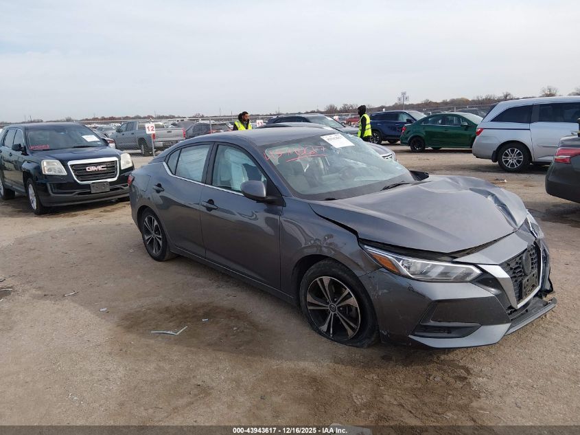 2022 Nissan Sentra Sv Xtronic Cvt VIN: 3N1AB8CV5NY256218 Lot: 43943617