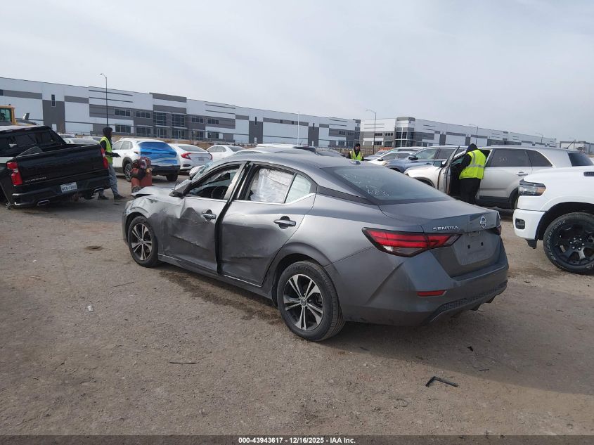 2022 Nissan Sentra Sv Xtronic Cvt VIN: 3N1AB8CV5NY256218 Lot: 43943617