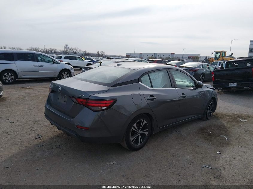 2022 Nissan Sentra Sv Xtronic Cvt VIN: 3N1AB8CV5NY256218 Lot: 43943617