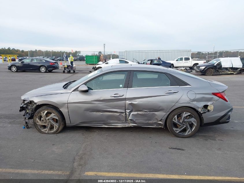 2024 Hyundai Elantra Sel VIN: KMHLS4DG7RU825265 Lot: 43943653